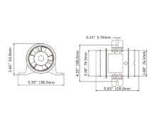 Slika Ventilator 12V, 145CFM-247CMB [SFIB1-145-03]