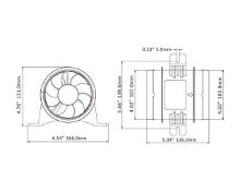 Slika Ventilator 12V, 235CFM-400CMB [SFIB1-235-04]