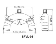 Slika Sifon za WC, 1½" (38mm) [SFVL-03]