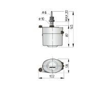 Slika Komplet motor s brisačima, 12V