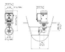 Slika Bow thruster 55kgf, 12V, tunel 150mm