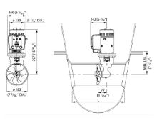 Slika Bow thruster 60kgf, 12V, tunel 185mm