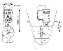 Slika Bow thruster 125kgf, 12V, tunel 250mm