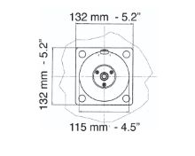 Slika Prirubnica kvadratna X64