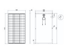 Slika Solarni panel 150W 12V Mono 1150X668X30mm