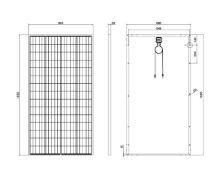 Slika Solarni panel 305W 12V Mono 1650X880X30mm