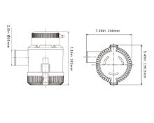 Slika Potopna kaljužna pumpa 24V 4700GPH S.01 [SFBP2-G4700-01]