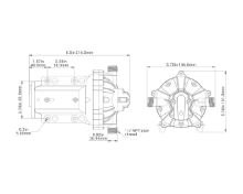Slika Membranska pumpa 18,9LPM 12V 60PSI [SFDP1-050-060-55]