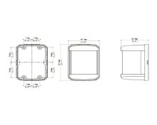 Slika 135° bijelo krmeno navigacijsko svjetlo (crno) [SFNL011-SB-02]