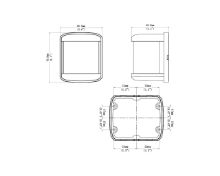 Slika 135° bijelo krmeno navigacijsko svjetlo (bijelo) [SFNL011-SW-02]
