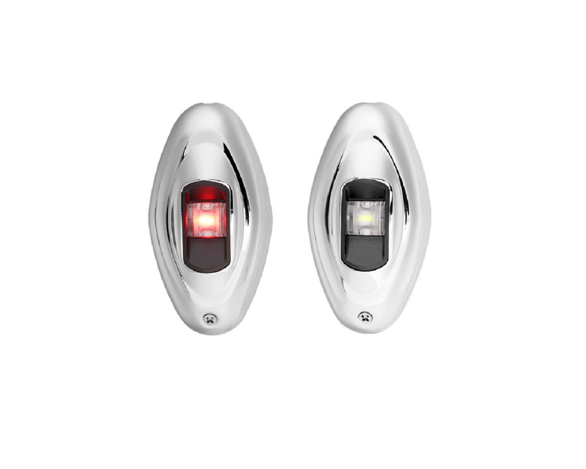 Slika 112,5° LED Navigacijska svjetla C/Z vertikalna (par) inox316 [SFNL021-PS-02]