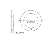 Slika Plafonjera LED Ø127mm 6W T (2900-3200K) [SFCL1-5-WW-04]