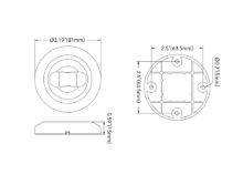 Slika 135° krmeno svjetlo 3NM SS.316 2W [SFNL043-W-02]