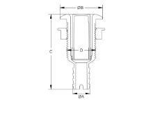 Slika Odušak ravni 19,4mm [SFTV3-0750-01]